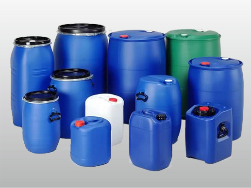 PLASTIC BARREL BLOW MOLD