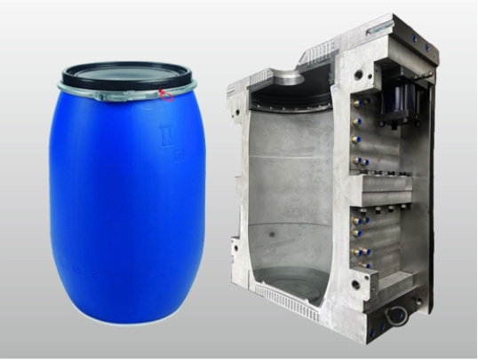 200 LITER BLUE DRUM BLOW MOLD